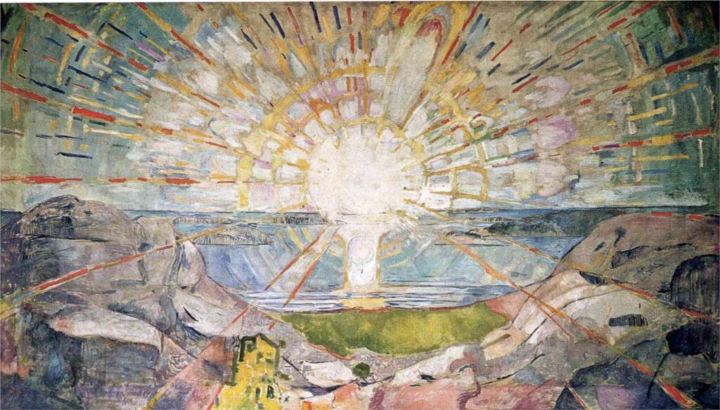 Edvard-Munch-Le-soleil-1911-Artemisia-Online-Amelie-Sabatier